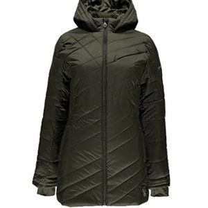 Spyder Merium Siren Quilted Puffer Ski Jacket Coat